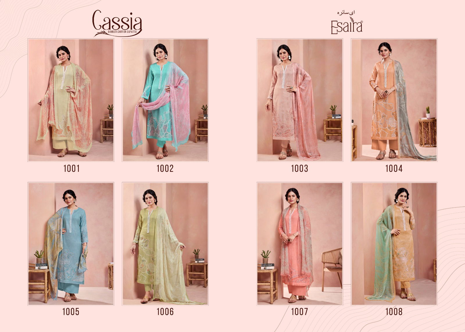 Cassia By Esaira Cotton Cambric Printed Dress Material Suppliers In India